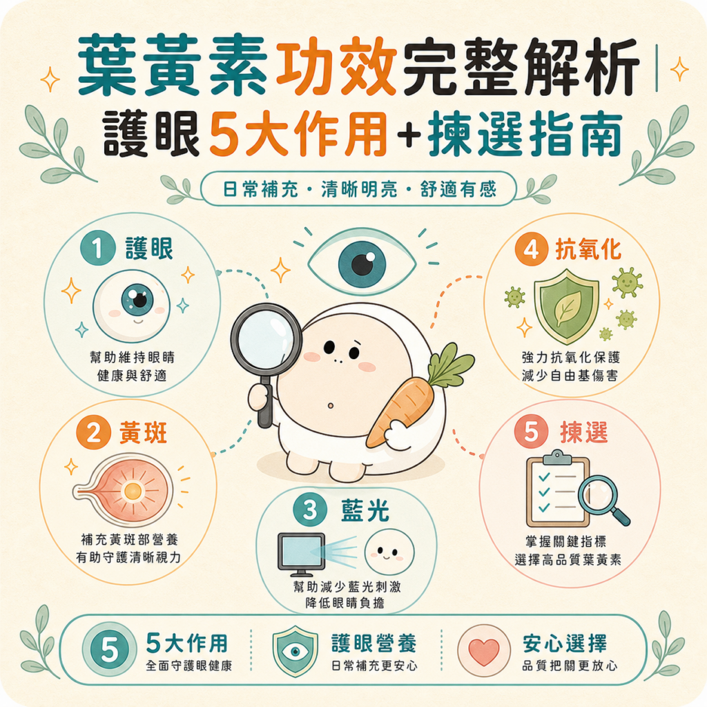 葉黃素 完整指南