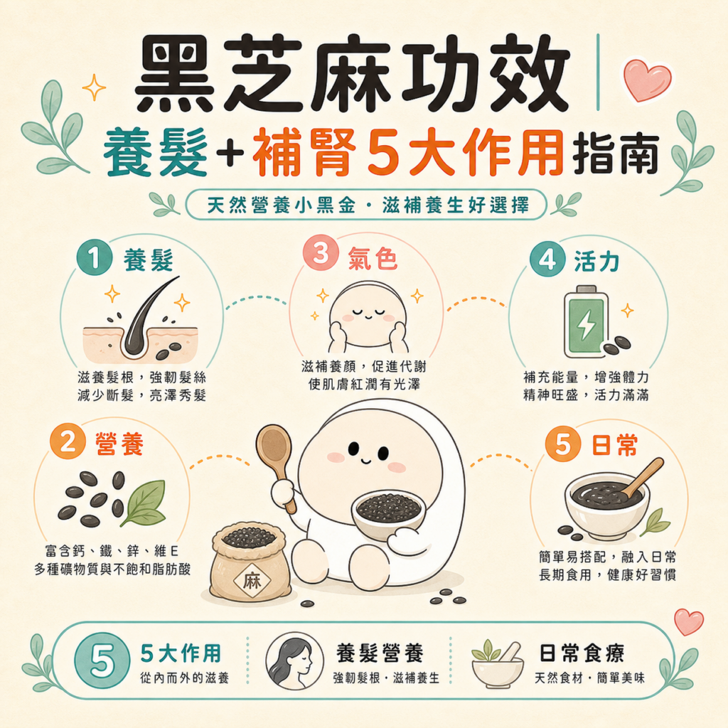 黑芝麻功效 完整指南