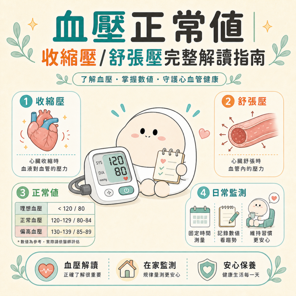 血壓正常值 完整指南