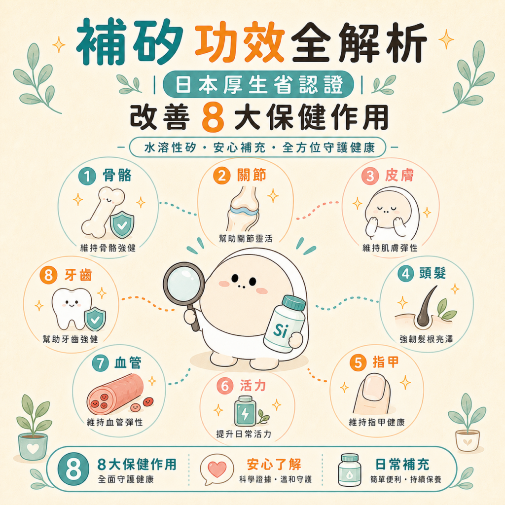 補矽功效